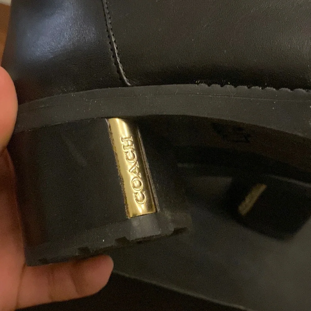 NEW‼️ COACH Women's Chrissy Leather Boot - Picture 10 of 11